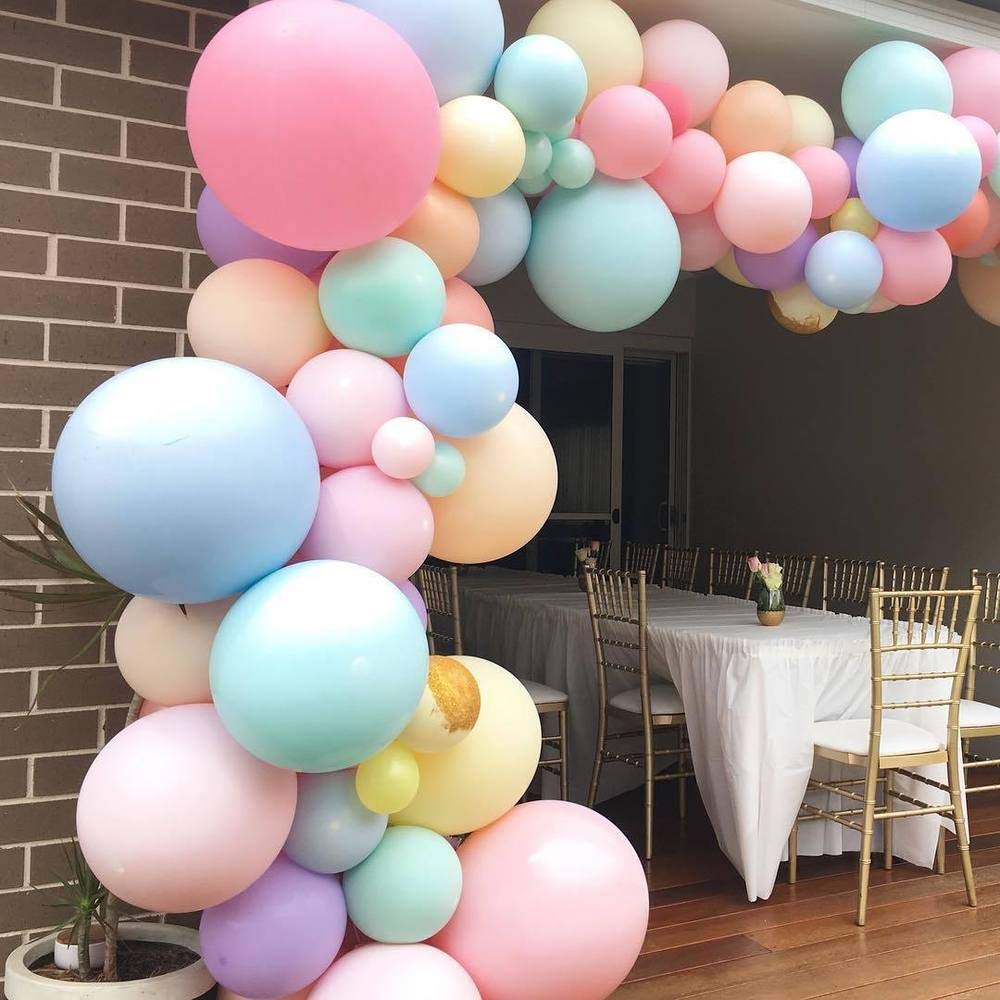 50 Pieces Balloon Pastel Color, Balloon Pastel Colors Party