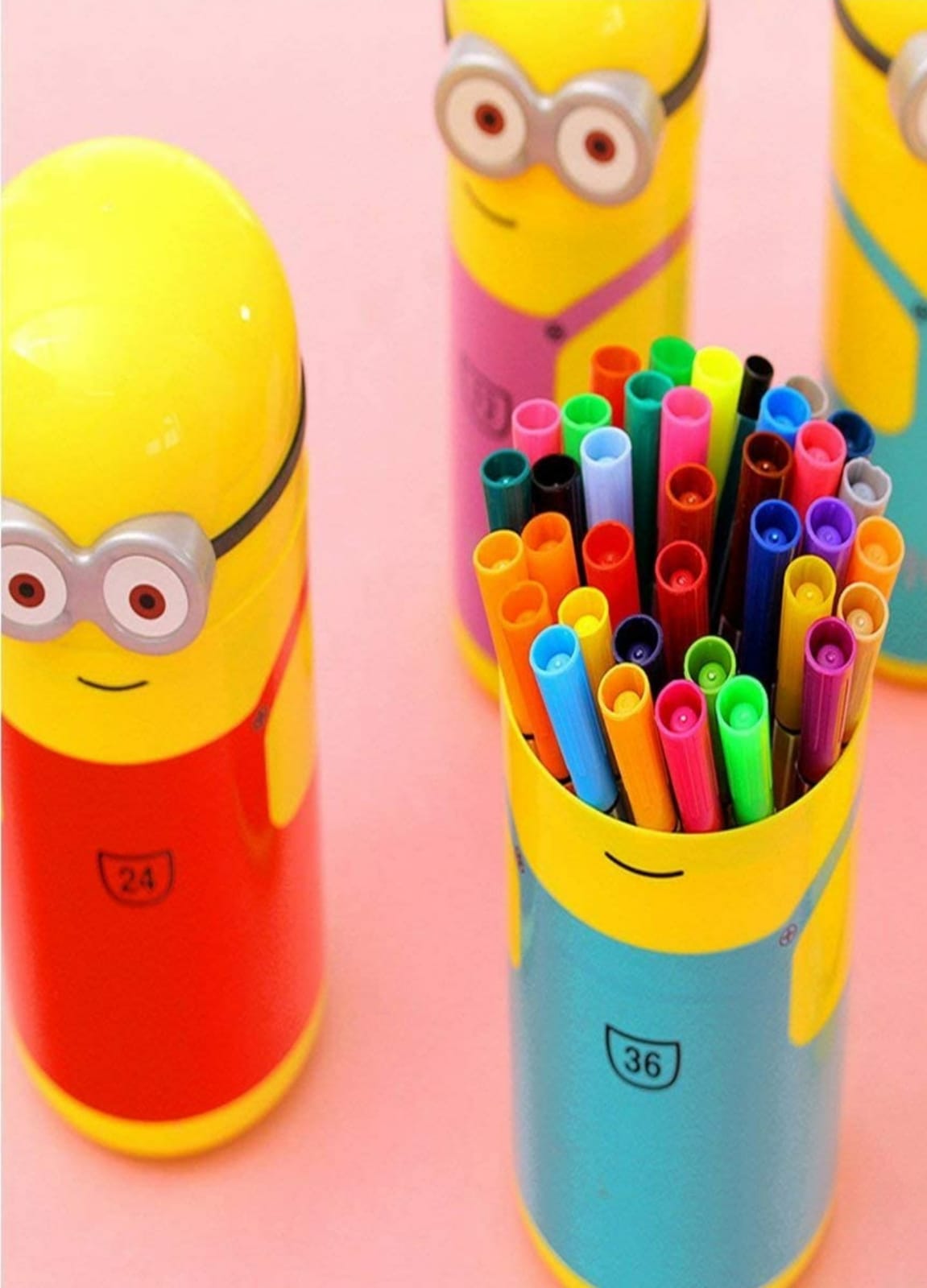 Cartoon Shape Pencil Box Birthday Return Gifts for Kids 10Pcs with Sketch  Pen